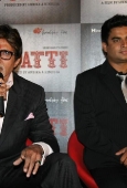 BigB, Madhvan and new actress at Teen Patti press meet - inditop.com 9