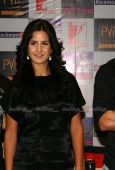 Bollywood actress Katrina Kaif, John Abrahim at a press-meet for the film New York in Gurgaon on Monday6