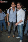 Genelia, Neil, Rajsh Khanna at IIFA Day 2 departure 1