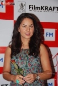 Hrithik Roshan and Barbara Mori at BIG FM Studios to greet the winners of Love Unlimited contest - inditop.com11