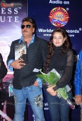 Jackie and Yuvika at Pandit Ronu Majumdar Album Launch - inditop.com 