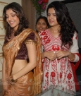 Kajal Agarwal and Deeksha Seth at opening of some store - inditop.com9