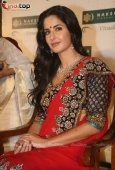 Katrina Kaif In Red Saari at Nakshatra Vivaah collection launch - inditop.com 43