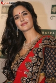 Katrina Kaif In Red Saari at Nakshatra Vivaah collection launch - inditop.com 51