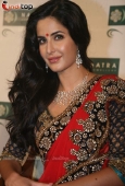 Katrina Kaif In Red Saari at Nakshatra Vivaah collection launch - inditop.com 58