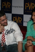 Katrina Kaif, John Abrahim and Neil at New York Media Meet 5