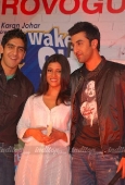 Konkona  sen & Ranbir Kapoor at Wake up Sid press meet 3