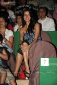 Neha Dhupia watches Ritwik play Squash Championship - inditop.com 14