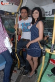 Prachi Desai & Emran travel by bus to promote Once upon a time in Mumbai - inditop.com6