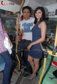 Prachi Desai & Emran travel by bus to promote Once upon a time in Mumbai - inditop.com8