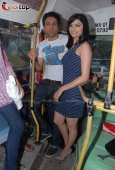 Prachi Desai & Emran travel by bus to promote Once upon a time in Mumbai - inditop.com9