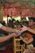 Rani, Harman Baweja at Durga Pooja 8