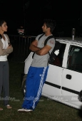 Shahid Genelia on top of a car to promote Chance Pe Dance - inditop.com 15