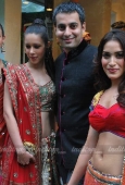 Super Hot Models at Meera Mahdevia bridal collection launch at Chammomile 