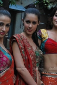 Super Hot Models at Meera Mahdevia bridal collection launch at Chammomile 10