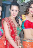 Super Hot Models at Meera Mahdevia bridal collection launch at Chammomile 11