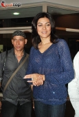 Sushmita Sen launches charcoal exhibition by Gautam Patole - inditop.com 