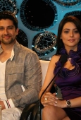 Aamna sharif & Aftab  on the sets of Comedy Circus 6