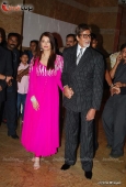 Aishwariya Rai & Amitabh Bachchan at Shilpa Shetty & Raj Kundra wedding reception -  inditop.com2