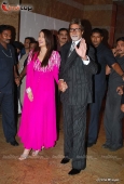 Aishwariya Rai & Amitabh Bachchan at Shilpa Shetty & Raj Kundra wedding reception -  inditop.com3