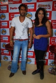 Bipasha Basu & Ajay Devgan at Big Fm studios 12