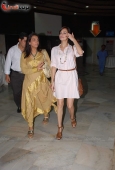 Dia Mirza & Bhagyashree at Design One exhibition hosted by Sahachari foundation - inditop.com