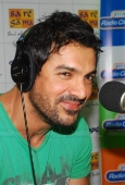 John at Radio City to promote Jhootha Hi Sahi - inditop.com19