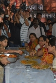 Kajol & Rani Mukherjee at Durga Puja Festival 18