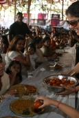 Kajol & Rani Mukherjee at Durga Puja Festival 3