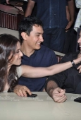 Rani Mukherjee, Aamir Khan and Karan at Peepli Live music launch - inditop.com18