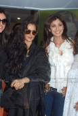 Rekha, Sushmita Sen, Shilpa Shetty, Shamita Shetty at the launch of Iosis Spa 9