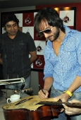 Saif ali khan in exclusive new looks promotes Qurbaan at Fever Fm studio 5