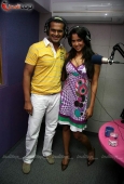 Sameera Reddy with Sidharth Kannan at Meow Fm station - inditop.com  