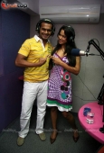 Sameera Reddy with Sidharth Kannan at Meow Fm station - inditop.com  3