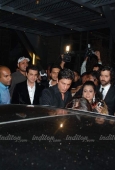 Shahrukh Khan, Hrithik Roshan & Govinda with there wifes at Shilpa Shetty & Raj Kundra wedding reception -  inditop.com 15