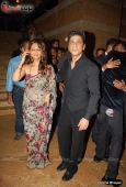 Shahrukh Khan, Hrithik Roshan & Govinda with there wifes at Shilpa Shetty & Raj Kundra wedding reception -  inditop.com 3