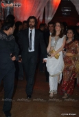 Shahrukh Khan, Hrithik Roshan & Govinda with there wifes at Shilpa Shetty & Raj Kundra wedding reception -  inditop.com 9